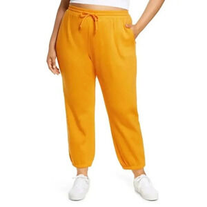 BP Nordstrom Joggers Sweats Orange Sweatpants Cozy Pants Lounge Plus Size NWT 1